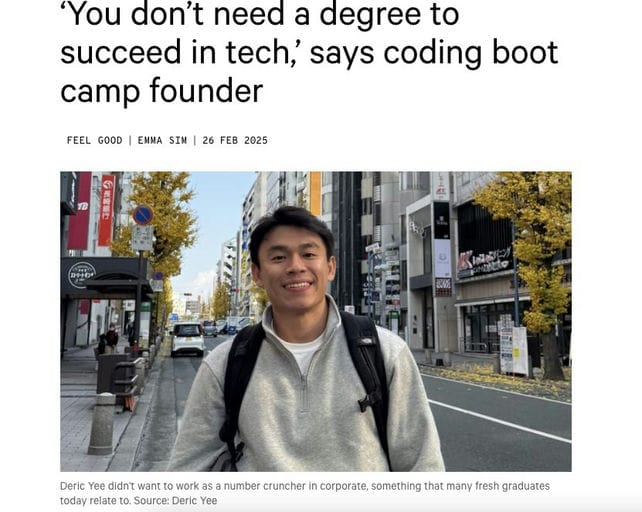 Study International — “You don't need a degree to succeed in tech,” says coding boot camp founder